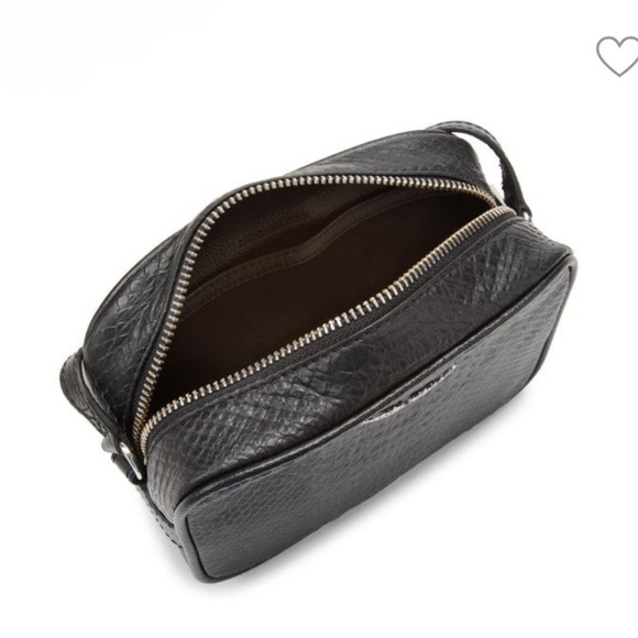 ZADIG & VOLTAIRE
XS Lizard Embossed Leather Camera Shoulder Bag. - Picture 3 of 8